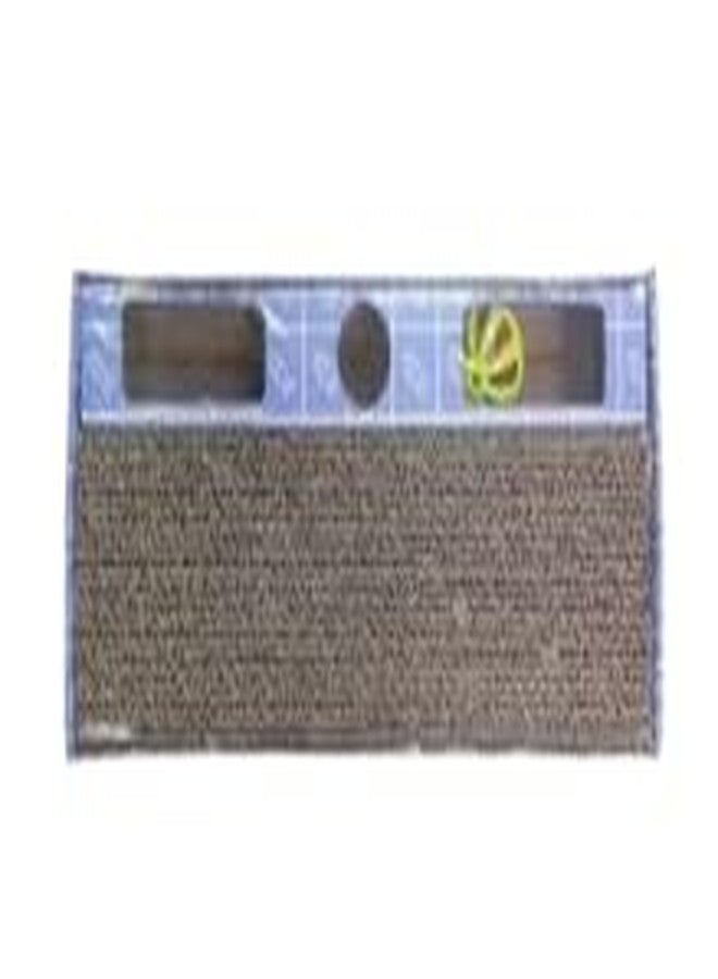 aakichi Corrugated Cardboard Cat Scratcher Radio Shaped Design | Lounge Scratch Board for Furniture Protection and Claw Maintenance for Cats and Kittens | Pet Supplies Scratching Pad (Large)